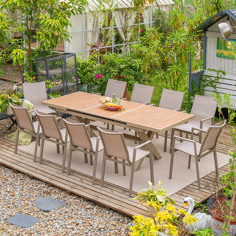 Outdoor Furniture Durable - Juego de Mesa de Jardín de