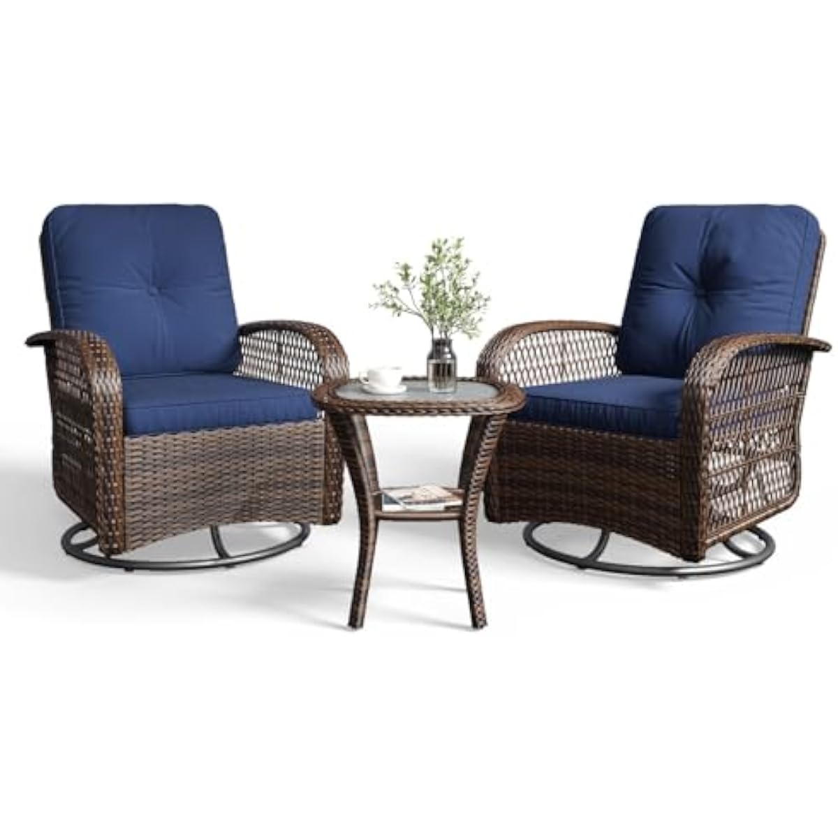 Outdoor Furniture Plus - Juego de bistró moderno para exteriores