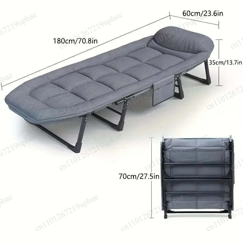 Outdoor Furniture Heavy Duty - Cama Plegable Portátil, Silla de Camping