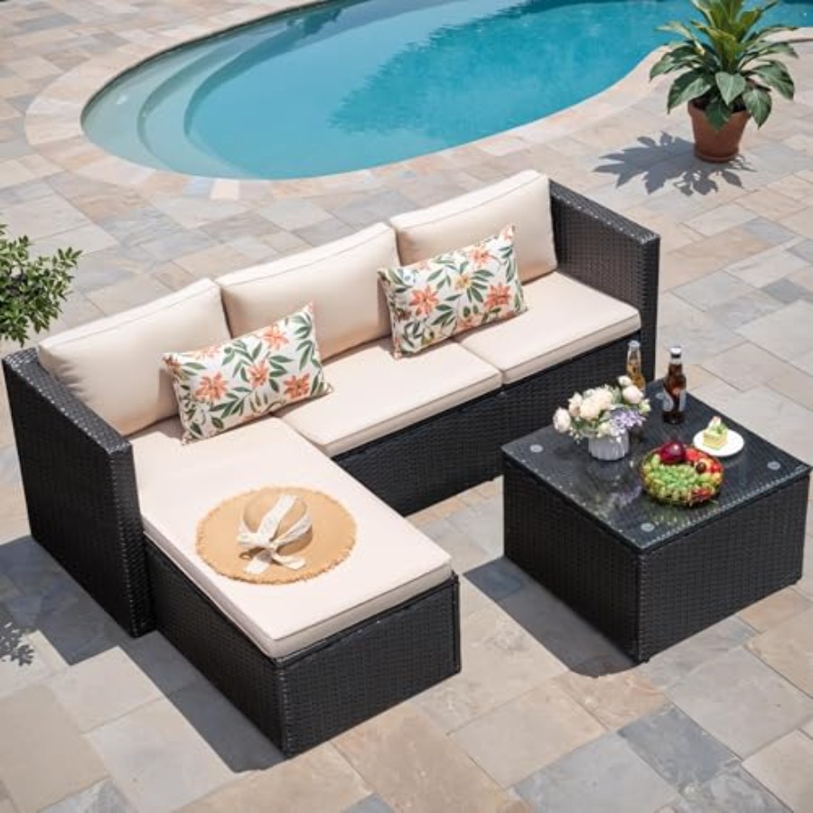 Outdoor Furniture Plus - Conjunto de muebles de patio para