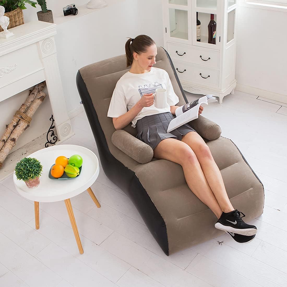 Outdoor Furniture Durable - Sofá perezoso plegable, sillón inflable con