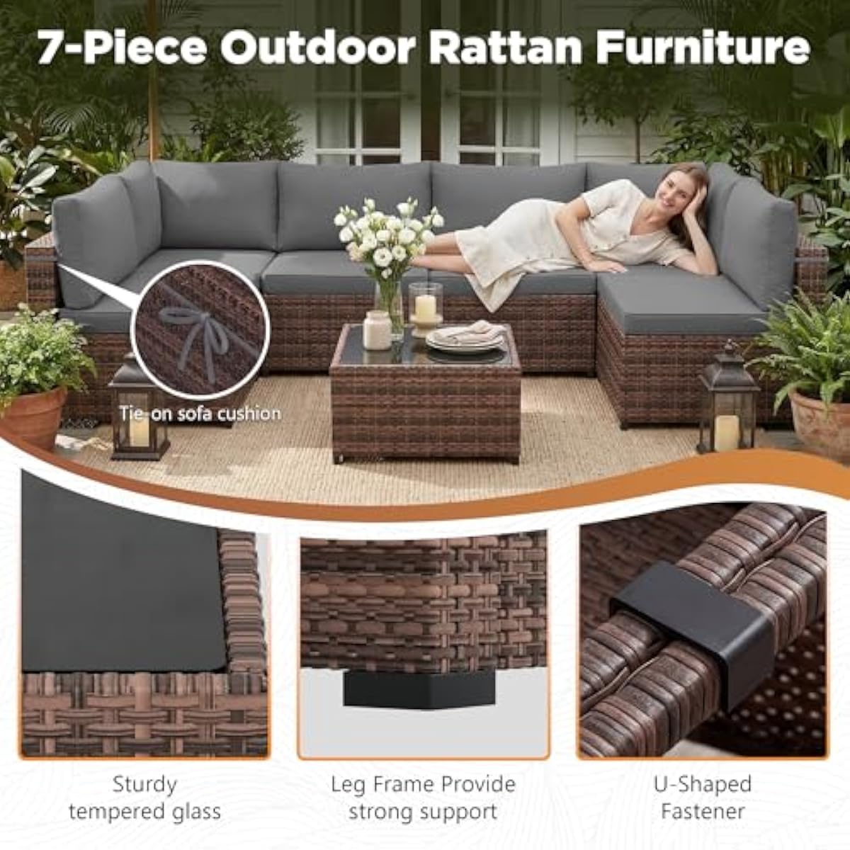 Conjunto de muebles de jardín  - Outdoor Furniture Plus reseña y precio