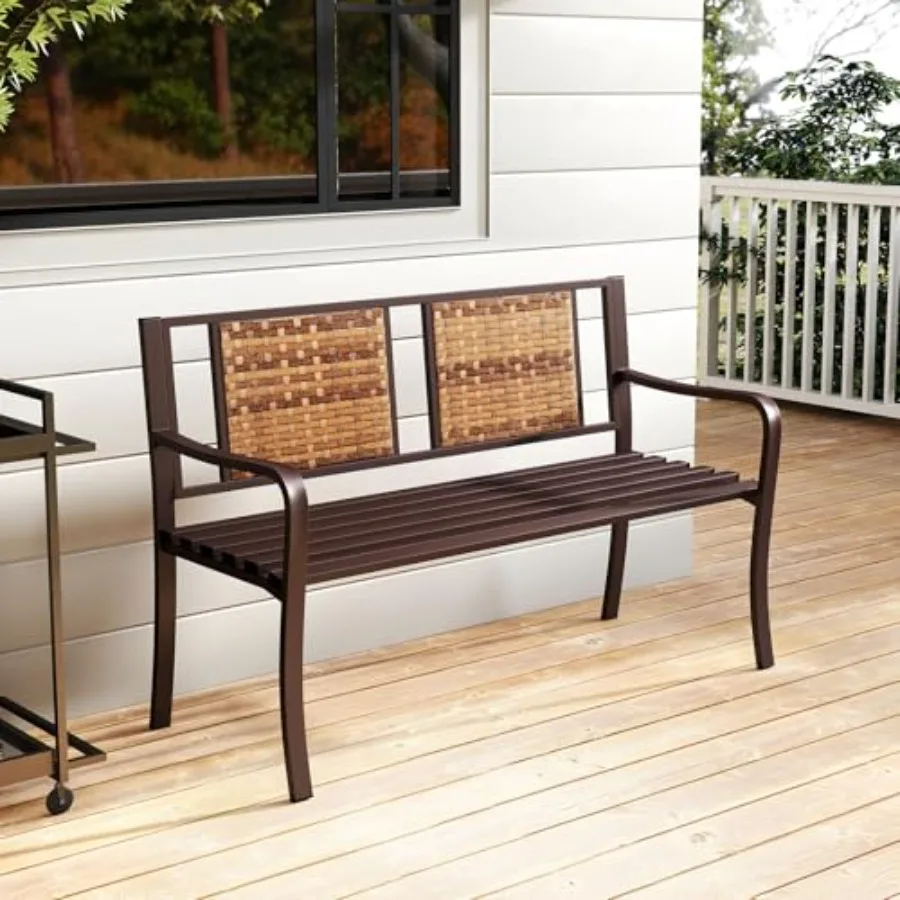 Banco para exteriores con resp - Outdoor Furniture Heavy Duty reseña y precio
