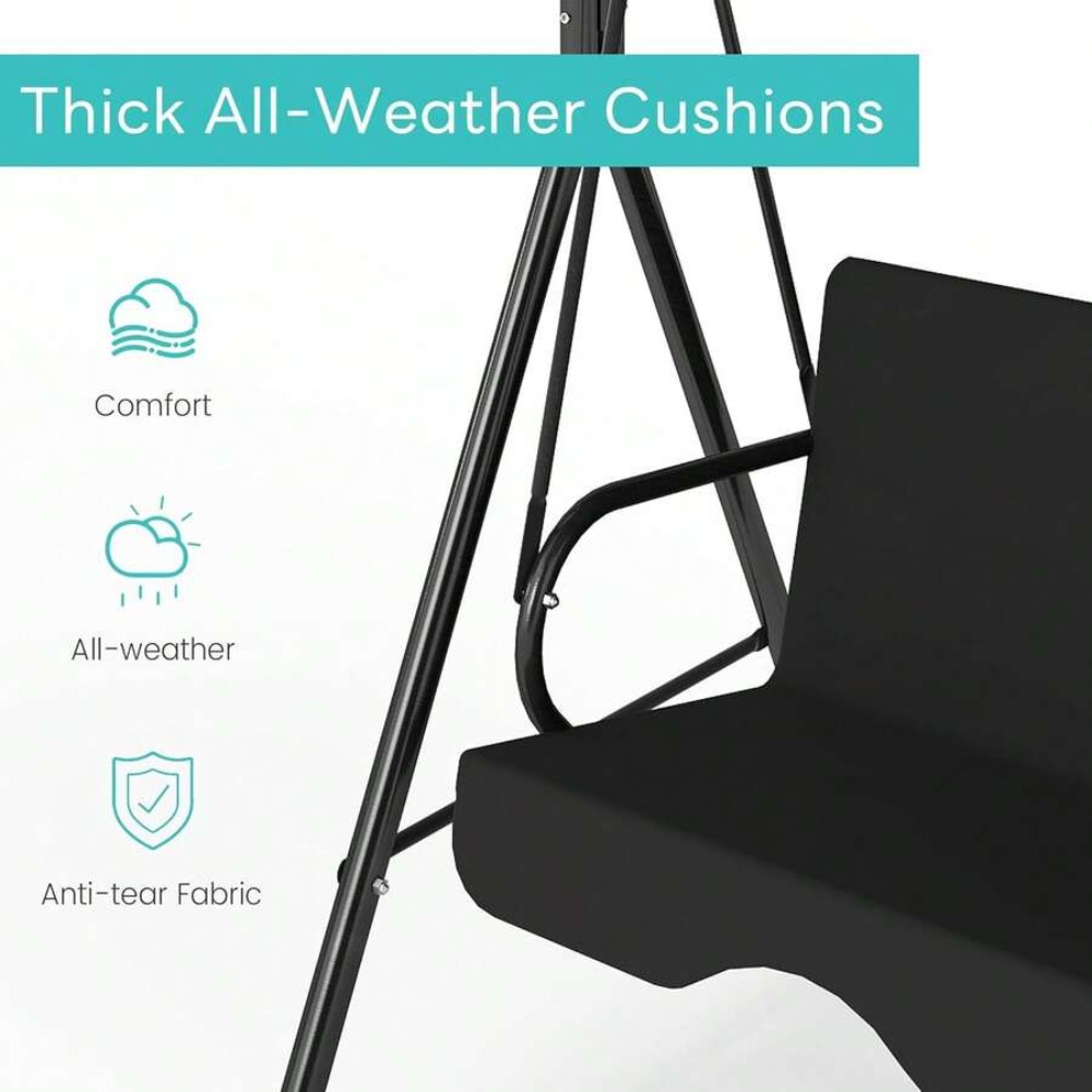 Columpio de Patio Exterior con - Garden Swing Chair reseña y precio