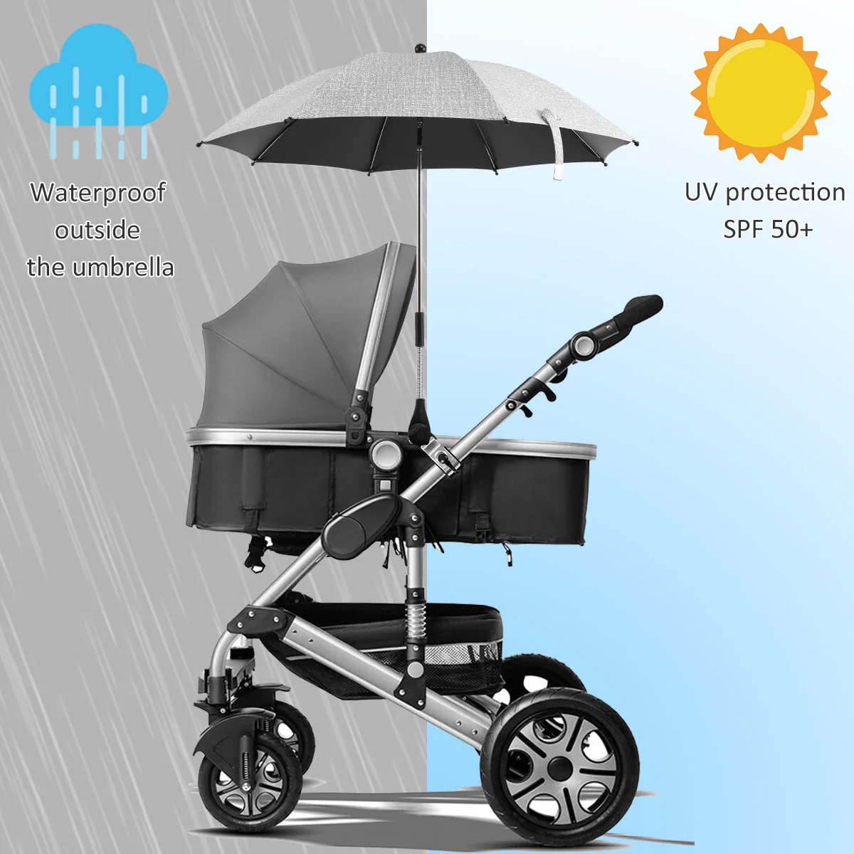 Paraguas para silla de playa P - Parasol Umbrella Large reseña y precio