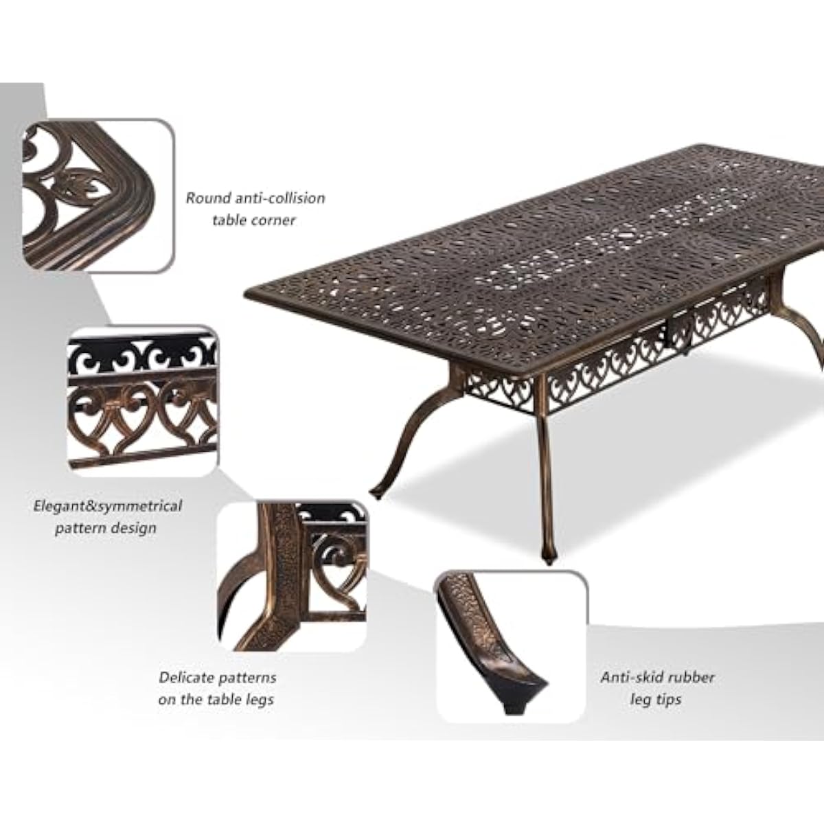 Conjunto de comedor moderno pa - Outdoor Furniture Plus reseña y precio