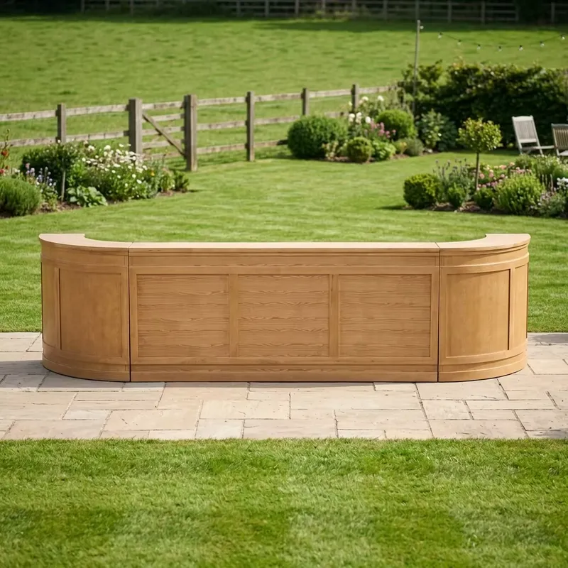 Mesa de Bar de Madera Maciza p - Outdoor Furniture Easy To Clean reseña y precio