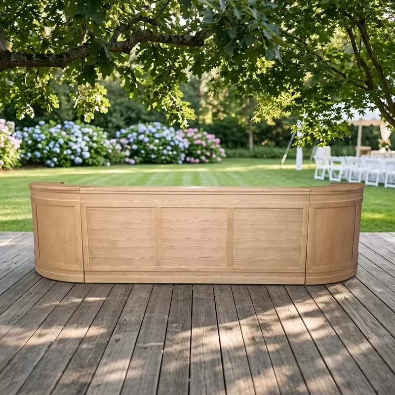 Mesa de Bar de Madera Maciza p - Outdoor Furniture Easy To Clean reseña y precio