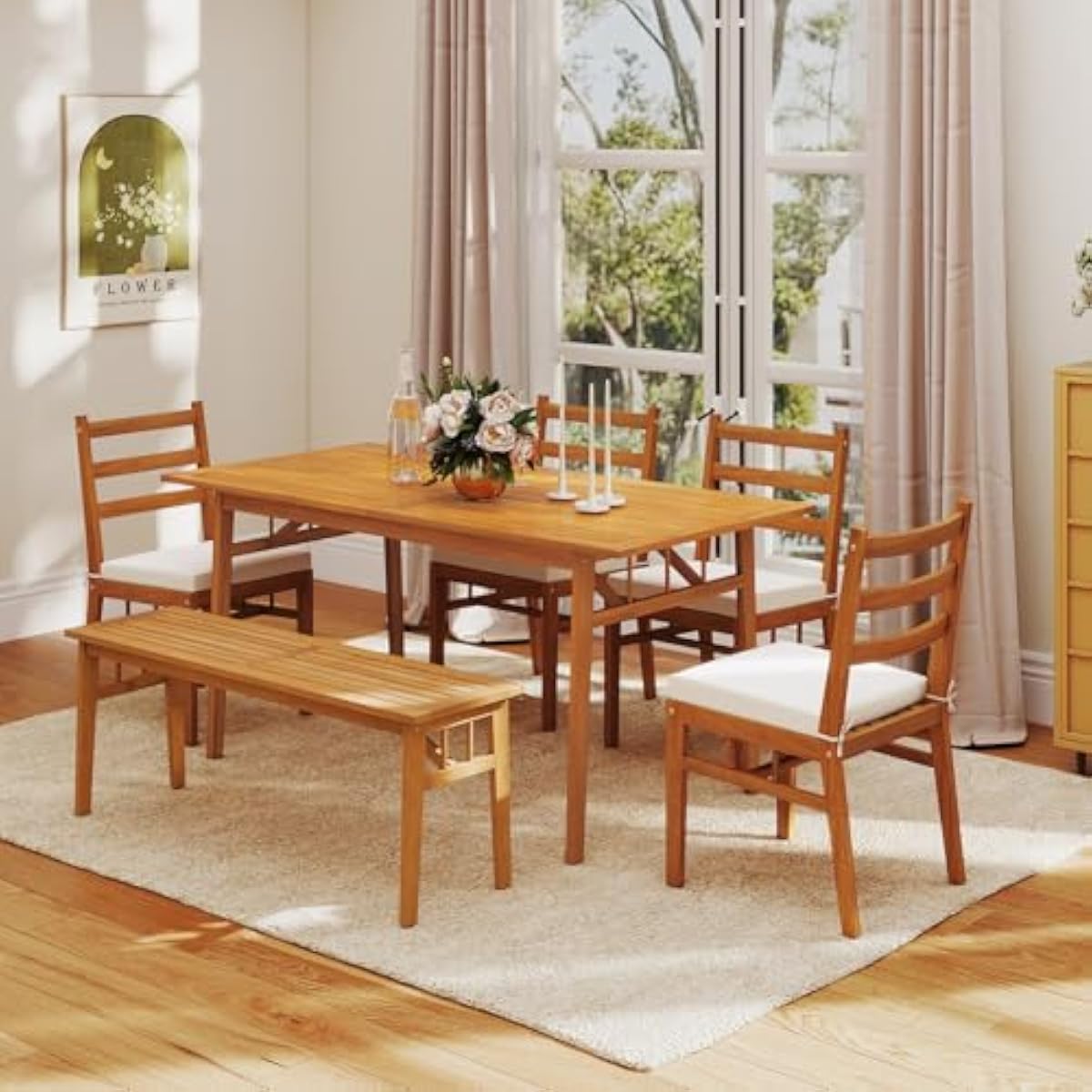 Conjunto de comedor para exter - Outdoor Furniture Plus reseña y precio