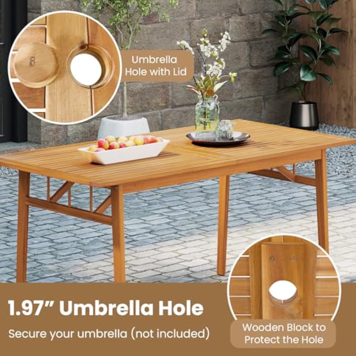Conjunto de comedor para exter - Outdoor Furniture Plus reseña y precio