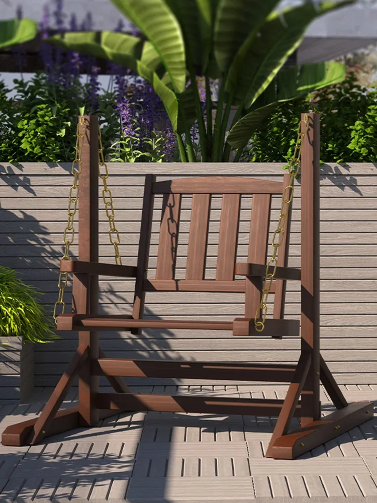 Silla Colgante de Madera Maciz - Garden Swing Chair reseña y precio