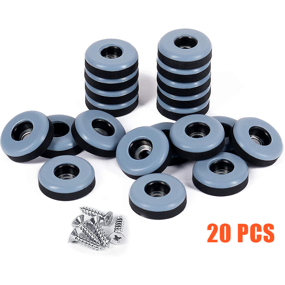 20 piezas deslizadores de mueb - Outdoor Furniture Glider reseña y precio