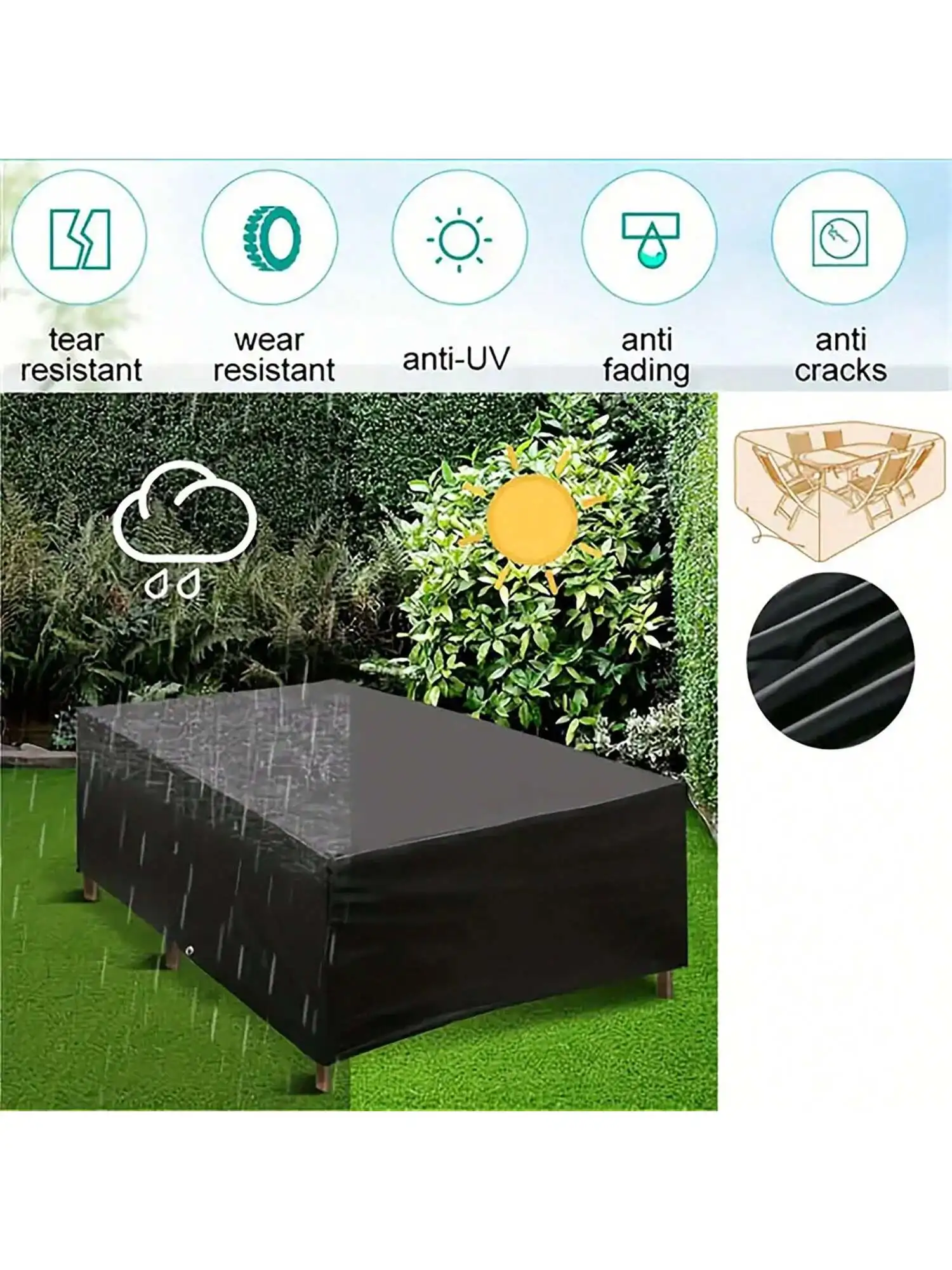Muebles de Jardín de Patio al  - Outdoor Furniture Covers reseña y precio