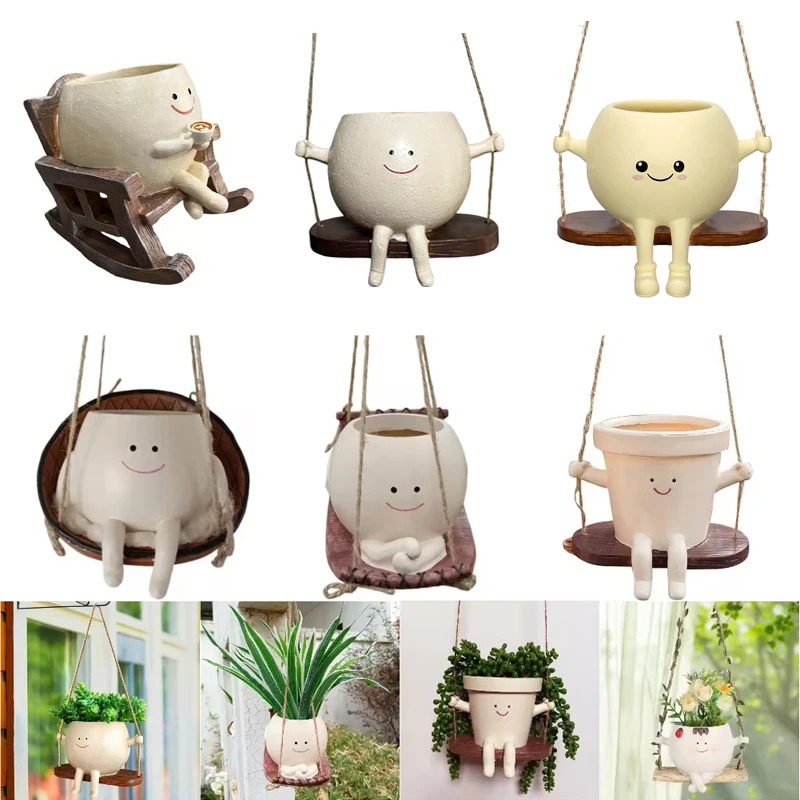 Maceta Creativa con Forma de C - Garden Swing Chair reseña y precio