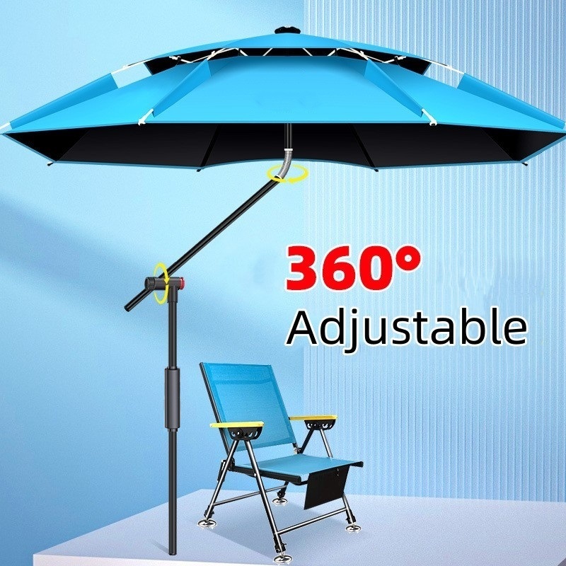Paraguas de pesca azul de 2,0- - Parasol Umbrella Large reseña y precio