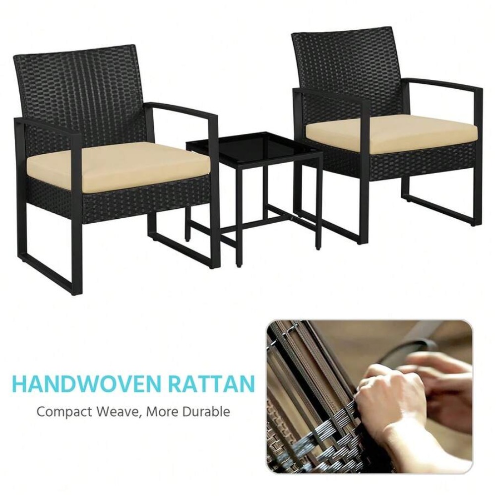 Conjunto de muebles de mimbre  - Outdoor Furniture Durable reseña y precio