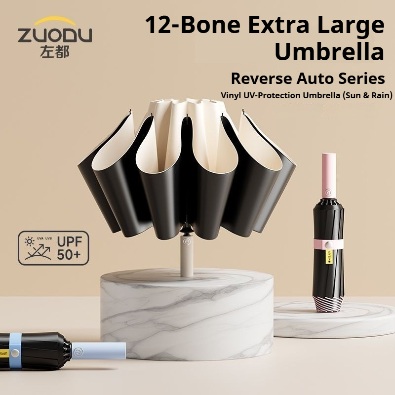 ZUODU - Paraguas Plegable Auto - Parasol Umbrella Large reseña y precio