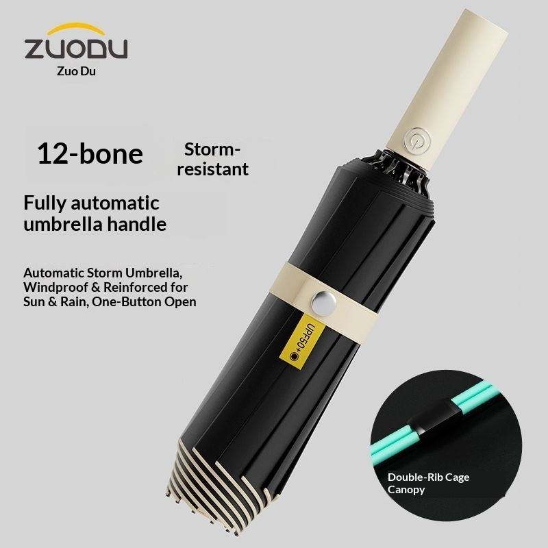 ZUODU - Paraguas Plegable Auto - Parasol Umbrella Large reseña y precio