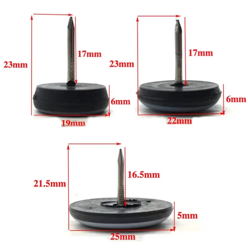 Deslizadores redondos para pat - Outdoor Furniture Glider reseña y precio