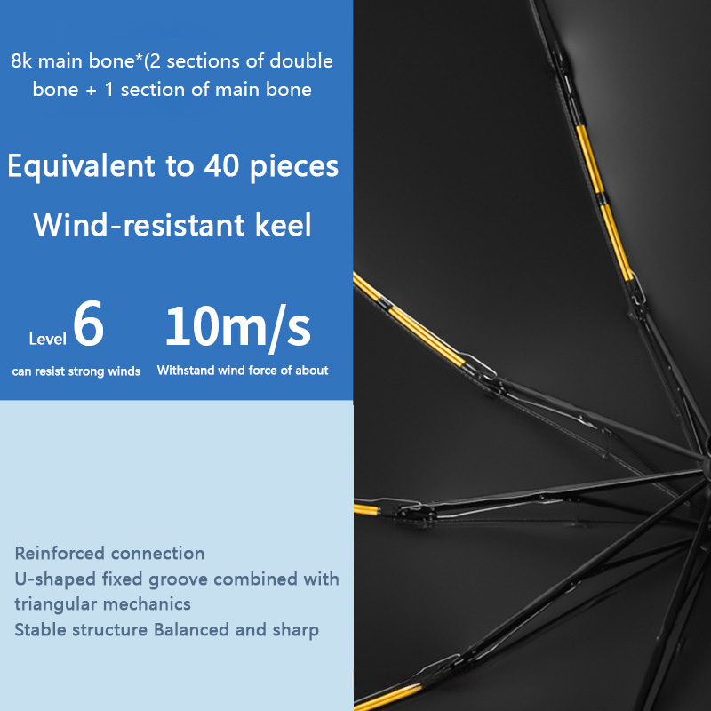 Paraguas automático 24 huesos  - Parasol Umbrella Large reseña y precio