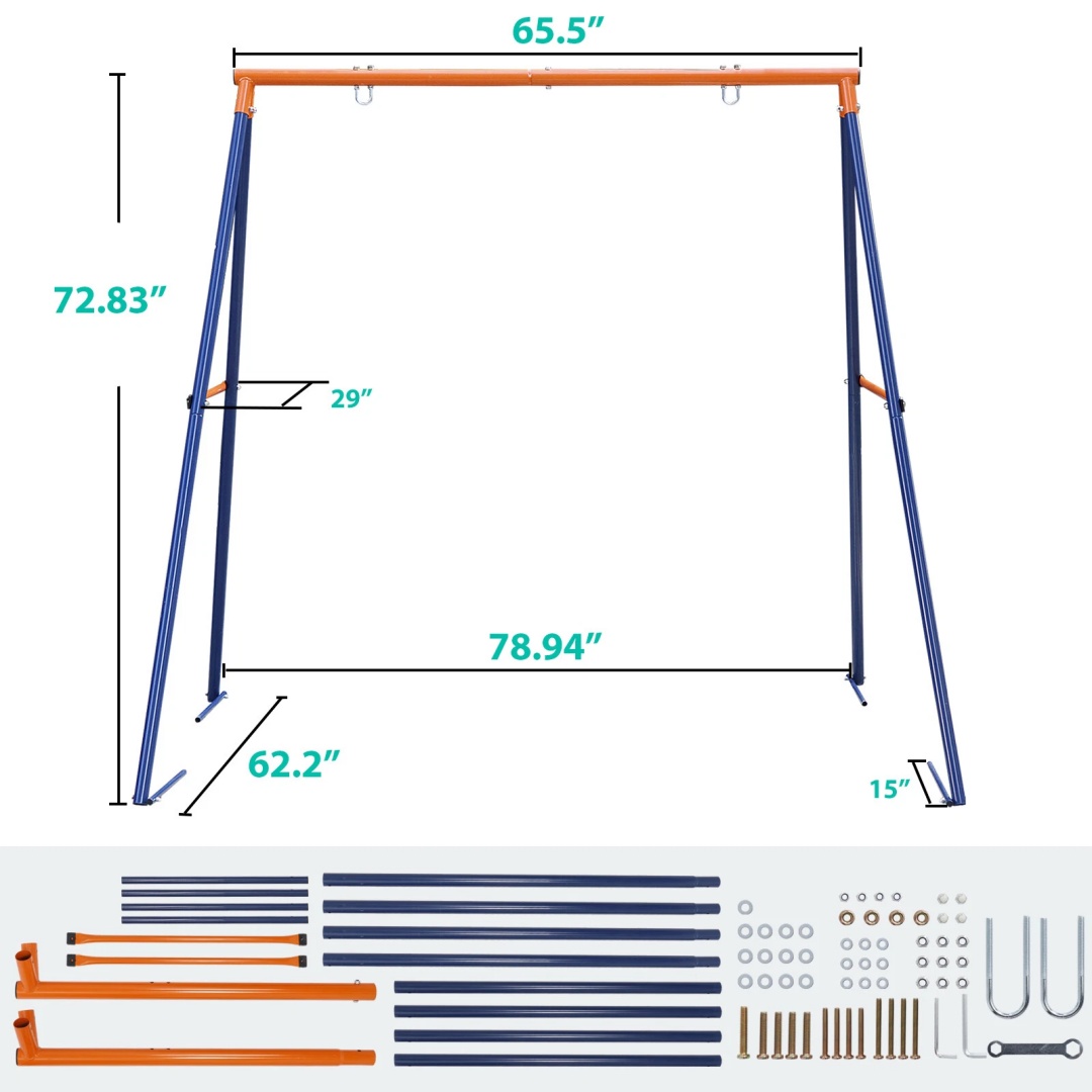 Soporte de Columpio de Alta Re - Outdoor Furniture Heavy Duty reseña y precio